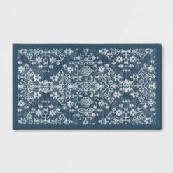 Vintage Print Comfort Rug Blue - Threshold™ -Home Deals Store GUEST f437994b 06fa 4df6 84f2 e90cb16dba7b