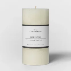 Pillar Candle Soft Cotton White - Threshold™ -Home Deals Store GUEST f4713196 2100 4643 9a46 22b33129a00c