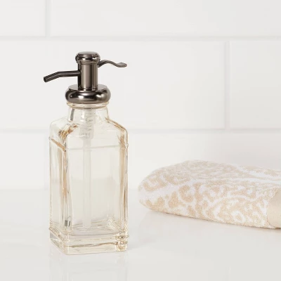 Antique Glass Tall Soap Pump Brown - Threshold™ 1 Antique Glass Tall Soap Pump Brown - Threshold™