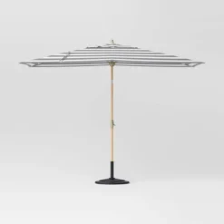 10'x6' Rectangular Market Patio Umbrella - Light Wood Pole - Threshold™ -Home Deals Store GUEST fc3a8c11 a12b 492e 9086 a37bf385b2dc