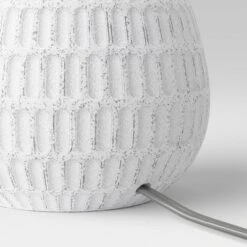 Ceramic Textured Table Lamp Base White - Threshold™ 5 Ceramic Textured Table Lamp Base White - Threshold™ -Home Deals Store GUEST fc9f4ede e288 4863 a616 ae078ed887a0